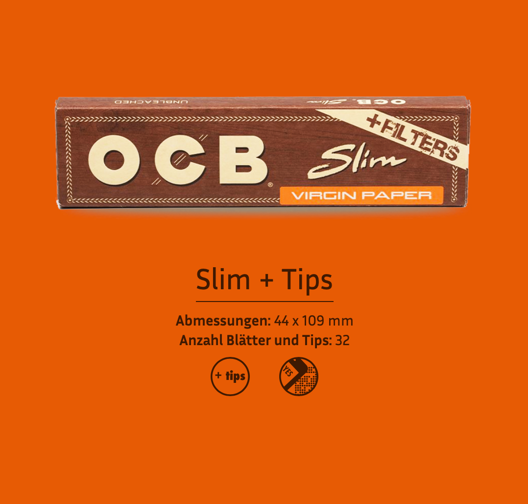 OCB® | Heftchen - Virgin (Vegan)