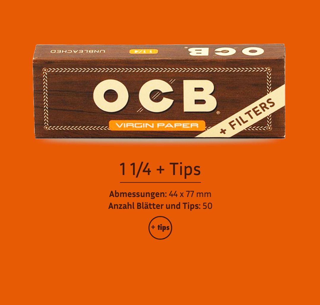 OCB® | Heftchen - Virgin (Vegan)