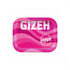 Detailaufnahme des GIZEH® All Pink Rolling Tray mit erhöhten Rändern.