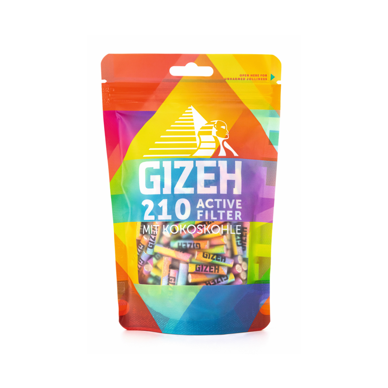 Gizeh Rainbow 210 Aktivkohlefilter