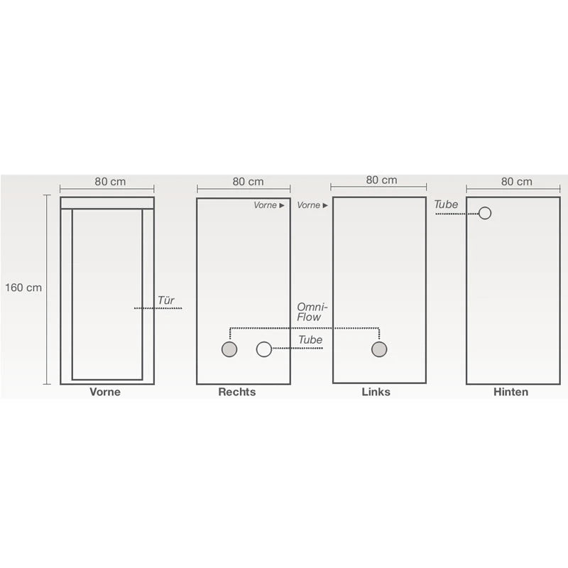 HOMEbox™ | Ambient Q80+ Plus - Growbox S