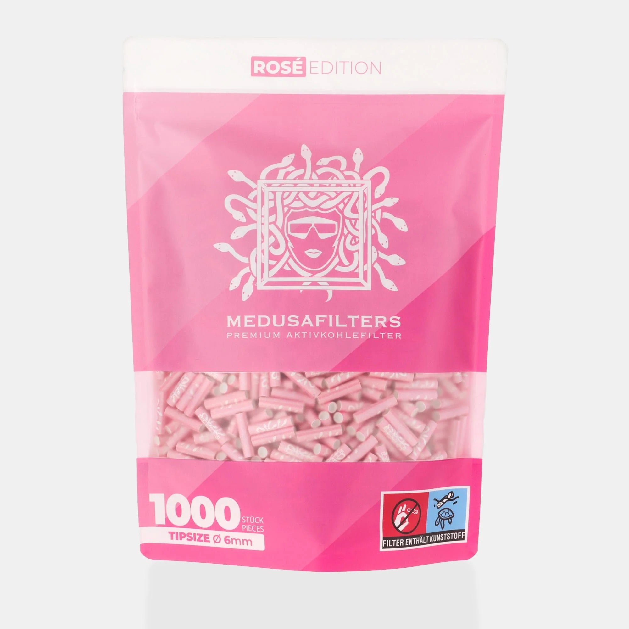Medusafilters Aktivkohlefilter Rosé Edition 1000 stk