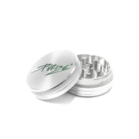 PURIZE Grinder Ø 50 mm – 2-teilig in Silber