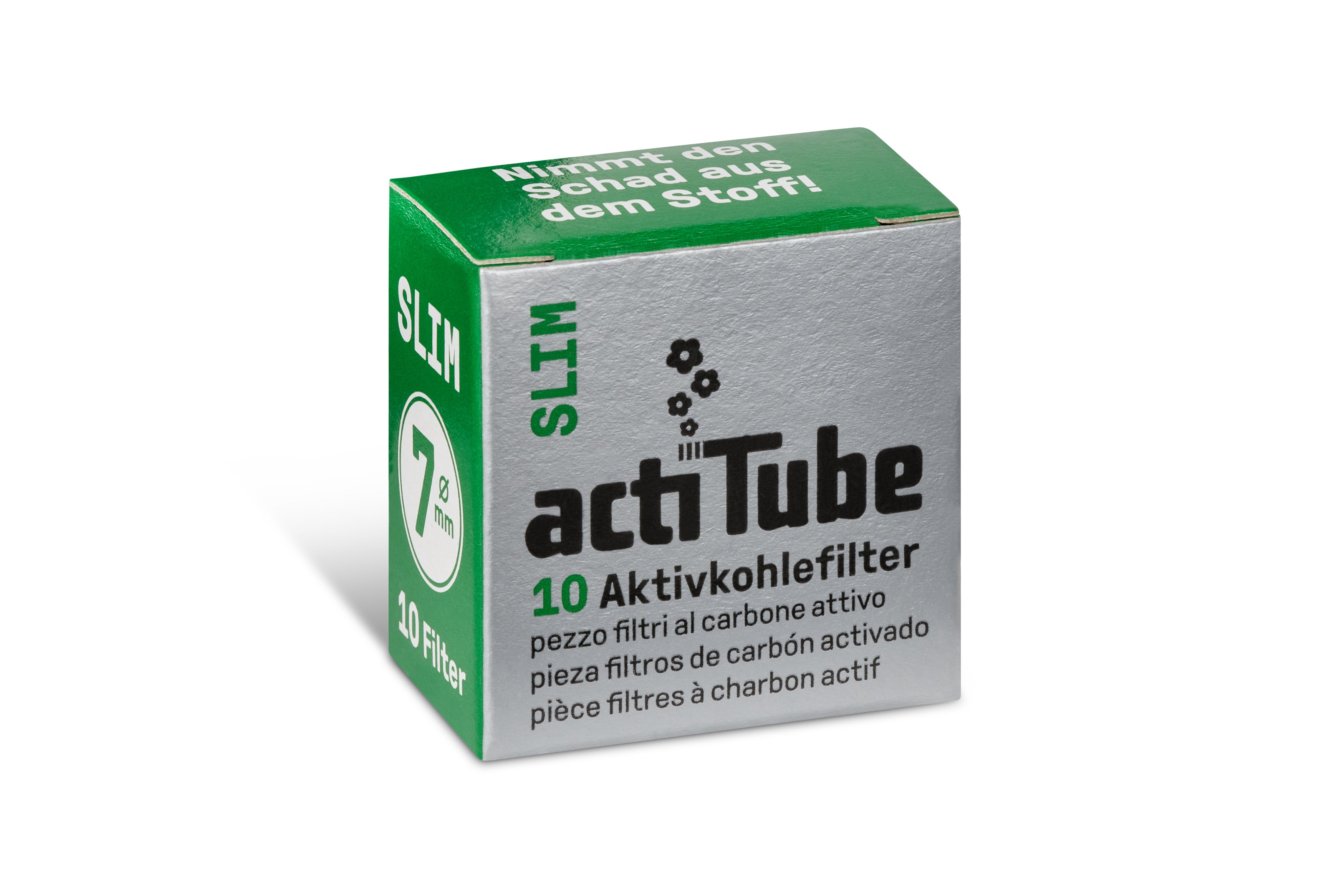 ActiTube® | Aktivkohlefilter - Ø 7mm (10stk.)