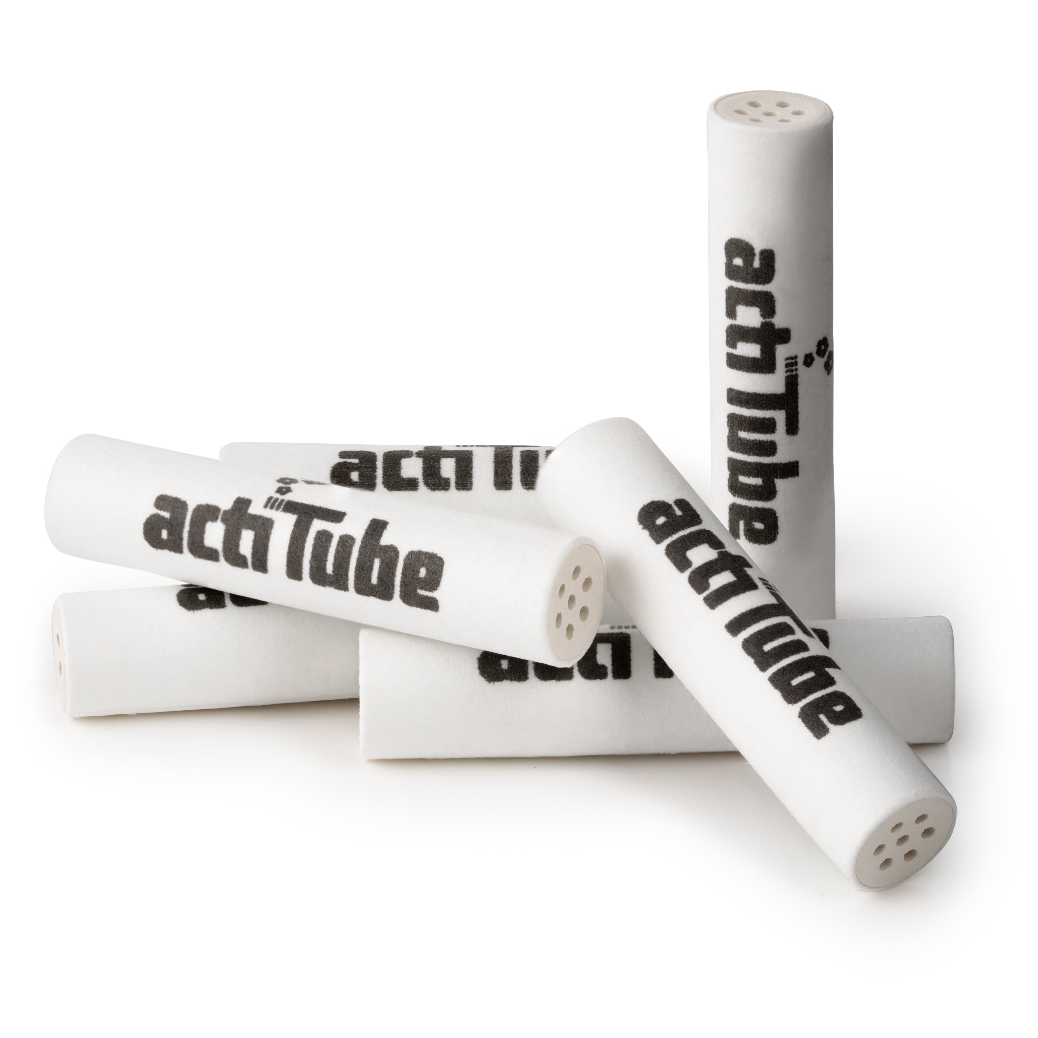 Nahaufnahme des ActiTube® Aktivkohlefilters Regular 8 mm