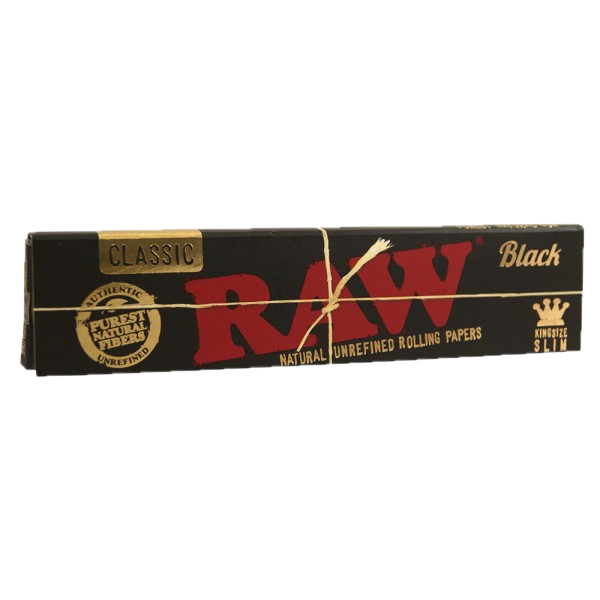 RAW® | Booklet - King Size Slim Black Classic