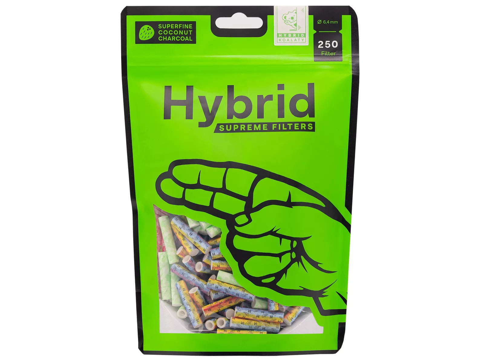 HYBRID® | Activated carbon filter - Supreme Colorful Mixed Ø6.4mm (250 pieces) 